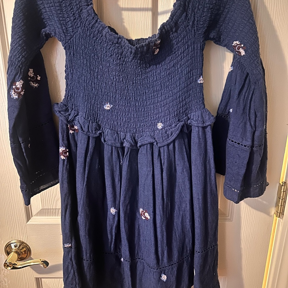 Navy Blue free people  Dress